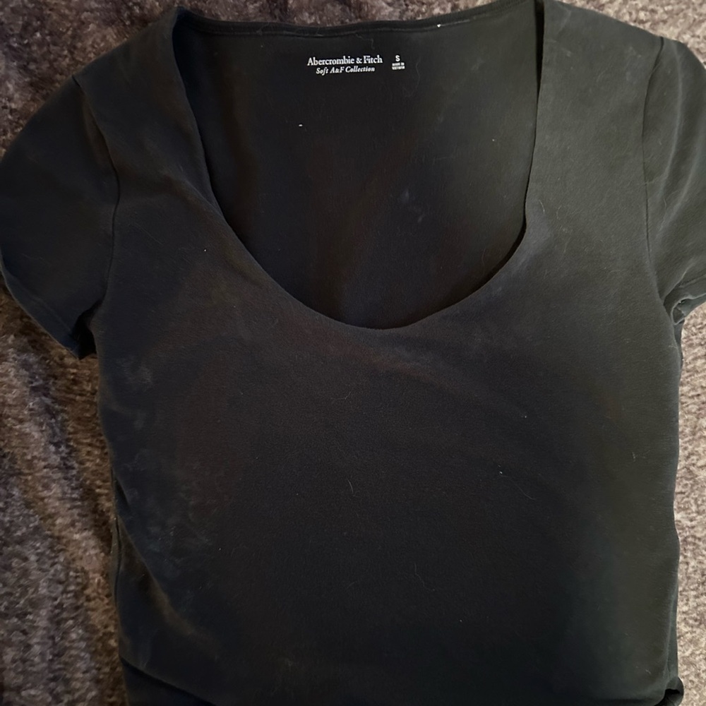 Abercrombie & Fitch Classic Black Short Sleeve Tee